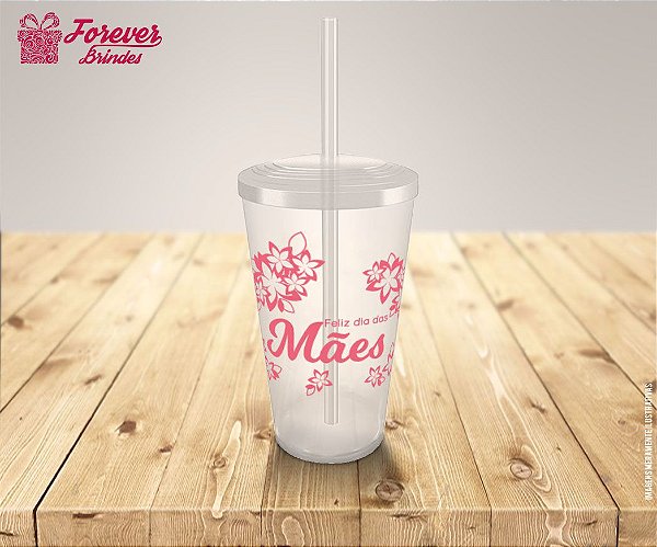 Copo Twister Dias Das Mães Floral