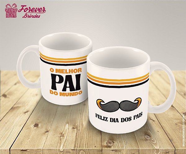 Caneca De Porcelana Dia dos Pais