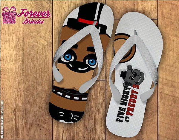 Chinelo Jogo Five Nights At Freddy's