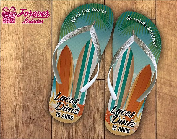 chinelo debutante surf