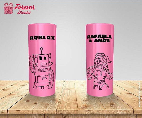 15 und ROBLOX ROSA / Festa Roblox / Personalizados Roblox