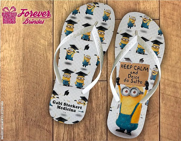 chinelo formatura medicina keep calm minios