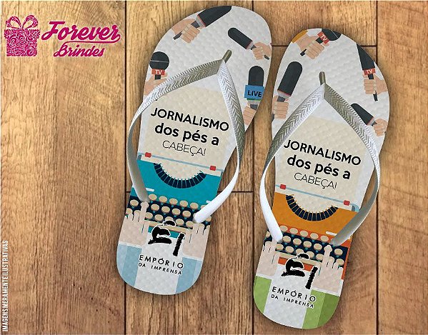 Chinelo Formatura jornalismo dos pés a cabeça