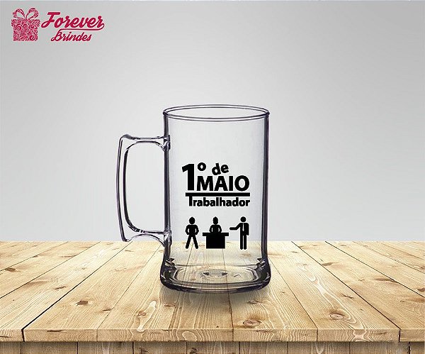 Caneca De Chopp Dia Do Trabalhador