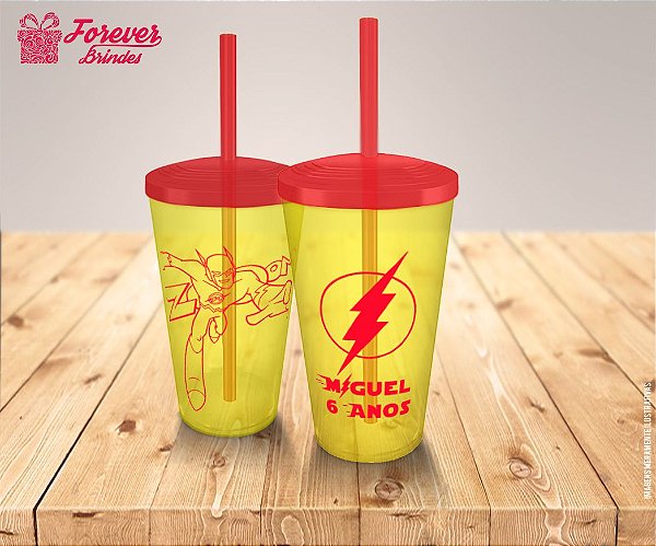 Copo Twister Personalizado The Flash