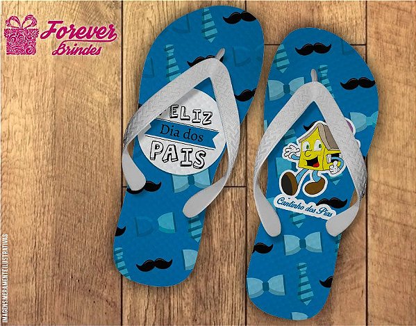 Chinelo Dia Dos Pais animado