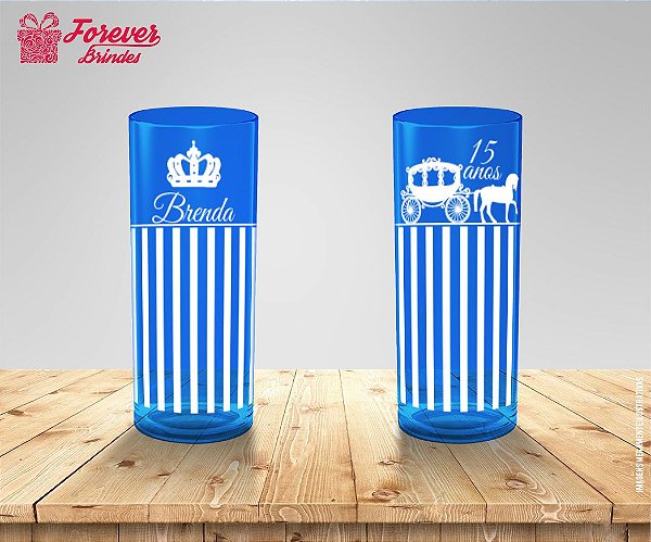 Copo Long Drink 15 Anos Com Carruagem