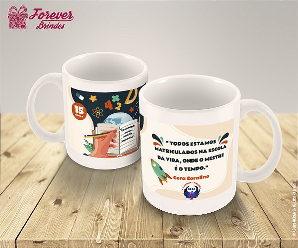 Caneca de Porcelana Personalizada DIA DOS PROFESSORES
