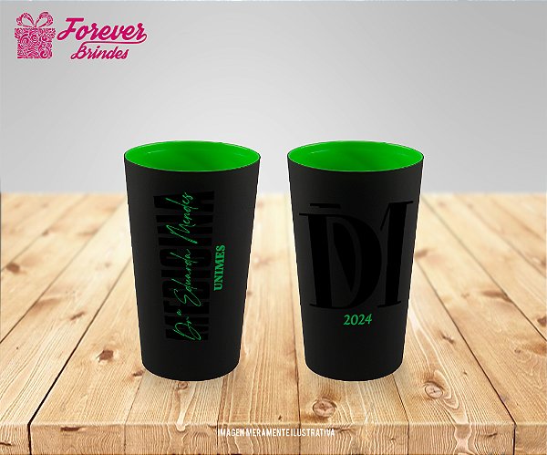 COPO TWISTER PERSONALIZADO DUAS CORES FORMATURA MEDICINA
