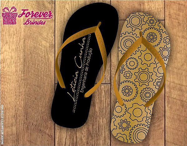 Chinelo Personalizado Engenharia De Produção - FOREVER BRINDES