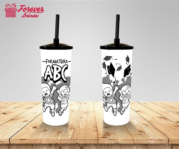 Copo Long Drink Personalizado Formatura ABC