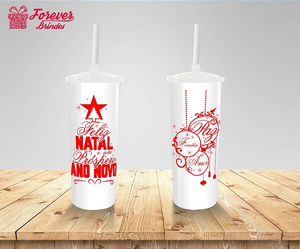 Copo Long Drink De Ano Novo e Natal