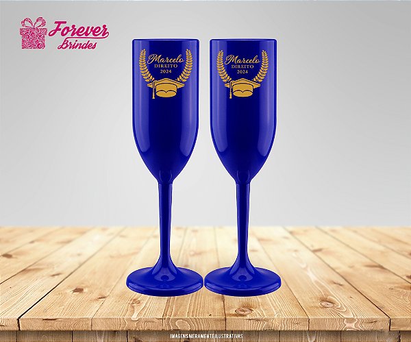Taça De Champanhe Personalizada de Direito