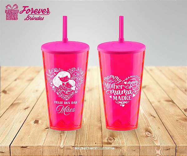 Copo Twister Personalizado Dia das Mães