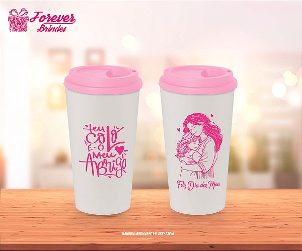 Copo Ecológico Café Personalizado Dia das Mães