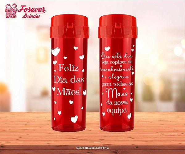 Garrafa Acqua bio Personalizado Dia das Mães