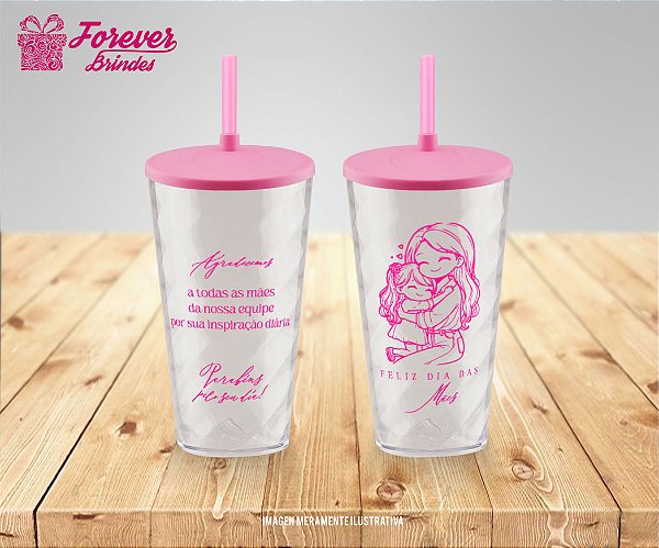 Copo Twister Personalizado Dia das Mães