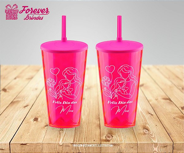 Copo Twister Personalizado Dia das Mães