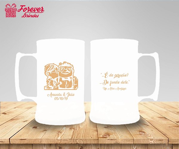 Caneca De Chopp Casal Velhinhos