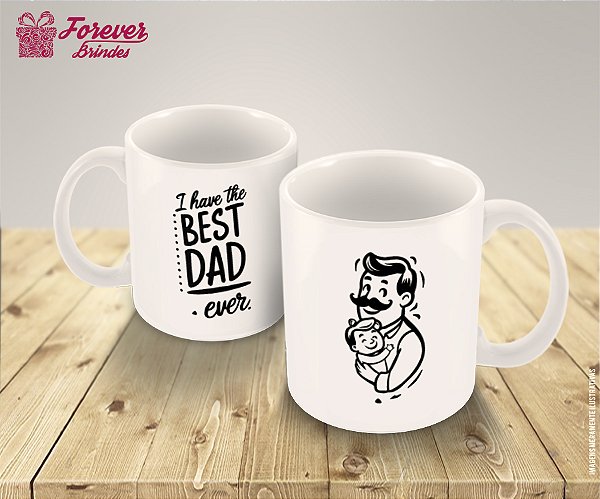 Caneca de Porcelana Personalizada Dia dos Pais