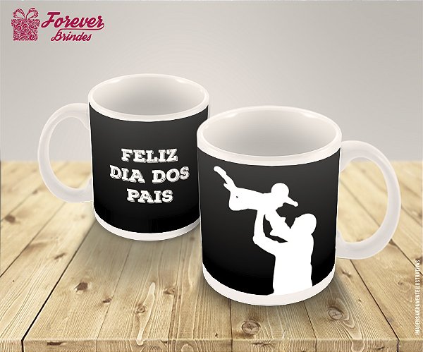 Caneca de Porcelana Personalizada Dia dos Pais