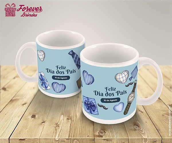 Caneca de Porcelana Personalizada Dia dos Pais