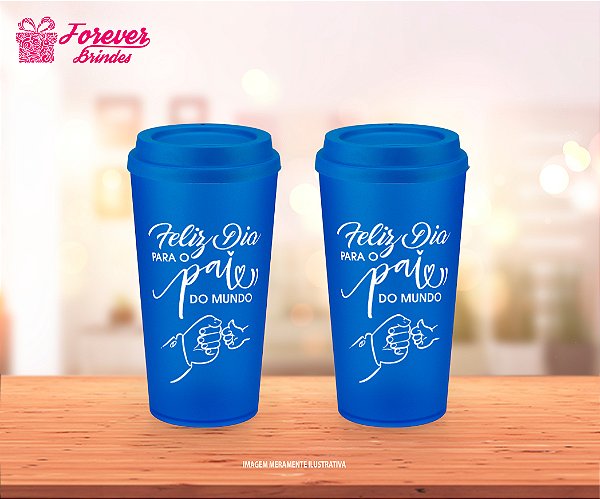 Copo Ecológico Café Personalizado Dia dos Pais