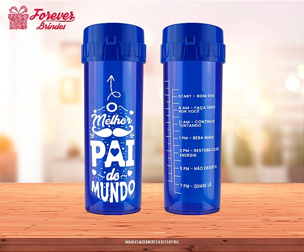 Garrafa Acqua bio Personalizado Dia dos Pais