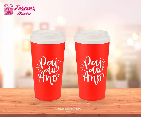 Copo Ecológico Café Personalizado Dia dos Pais