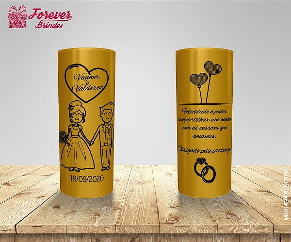 Copo Long Drink Casamento Ícones