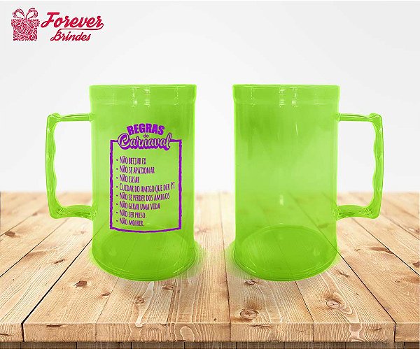 Caneca de Chopp Regras de Carnaval