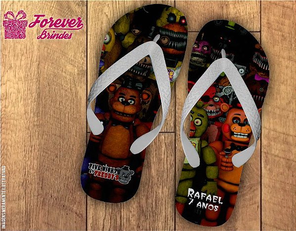 Chinelo De Aniversário Five Nights at Freddy's