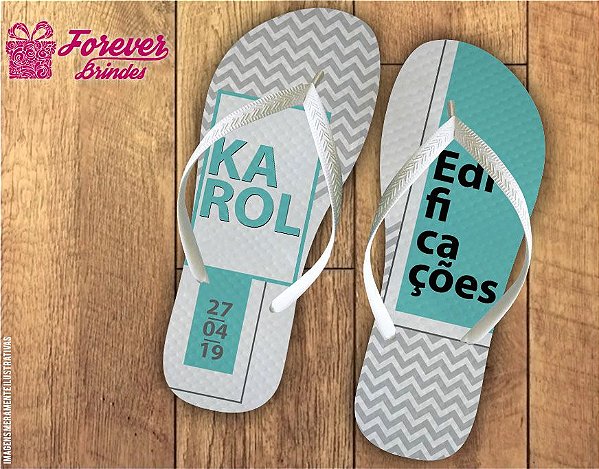 Chinelo Personalizado Formatura Edificações