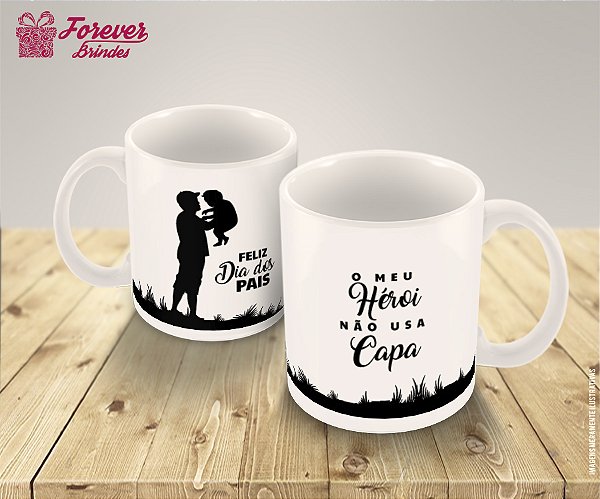 Caneca de Porcelana Personalizada Dia dos Pais