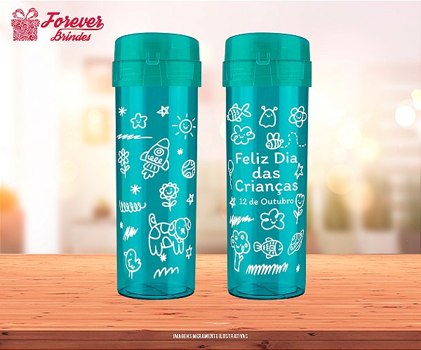 Garrafa Acqua bio Personalizado Dia das Crianças
