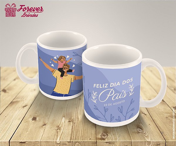 Caneca de Porcelana Personalizada Dia dos Pais