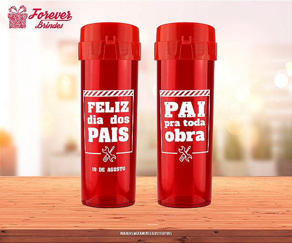 Garrafa Acquabio personalizado Dia dos Pais