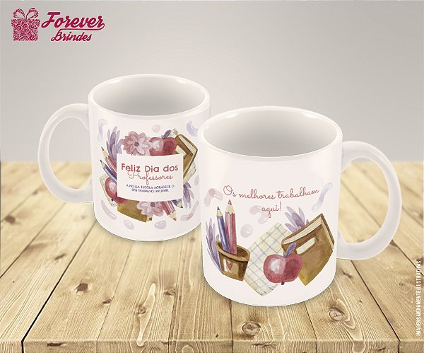 Caneca de Porcelana Personalizada Dia DOS PROFESSORES