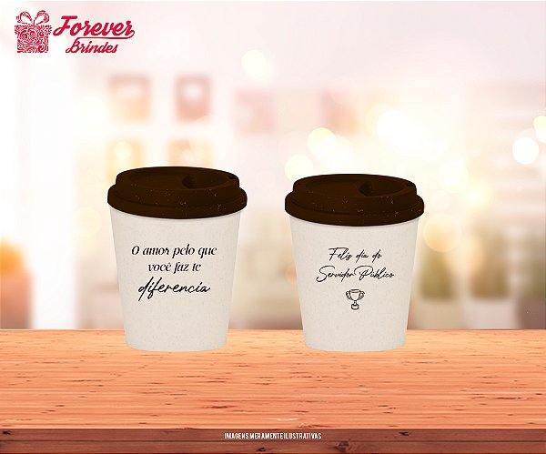 Copo Ecológico Café Personalizado DIA DO SERVIDOR PUBLICO