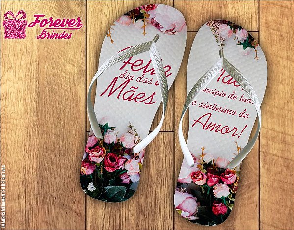 Chinelo Personalizado Dia Das Mães