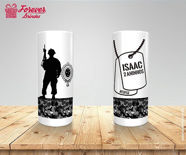 Copo Long Drink Personalizado Exército