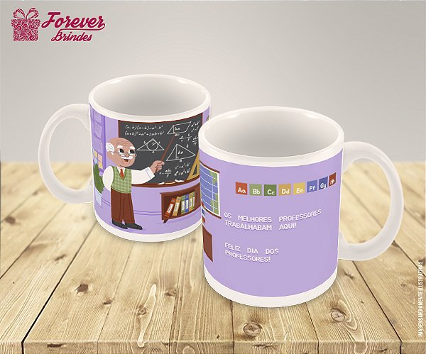 Caneca de Porcelana Personalizada Dia dos Professores