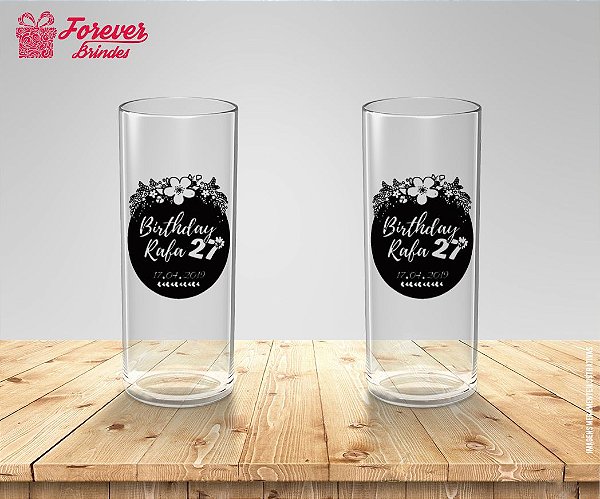 Copo Long Drink De Aniversário