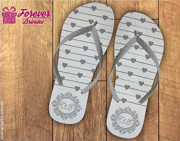 Chinelo Personalizado De Casamento