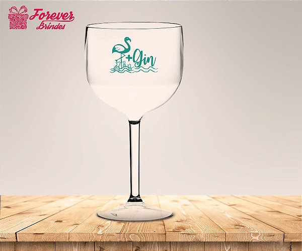 Taça Gin Personalizada Flamingo