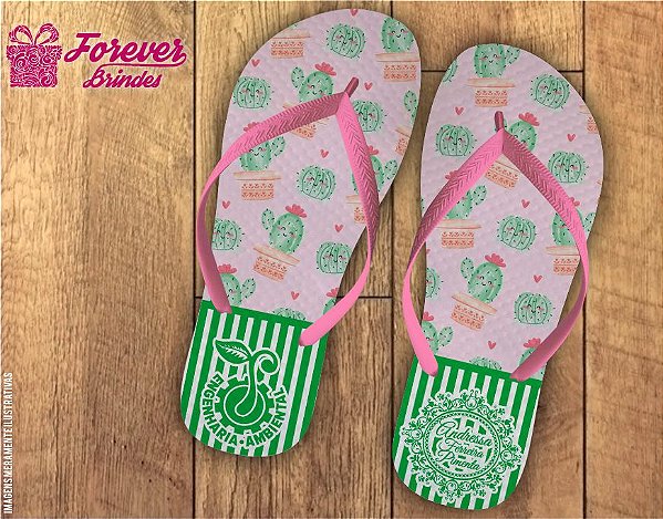 Chinelo Personalizado De Engenharia Ambiental