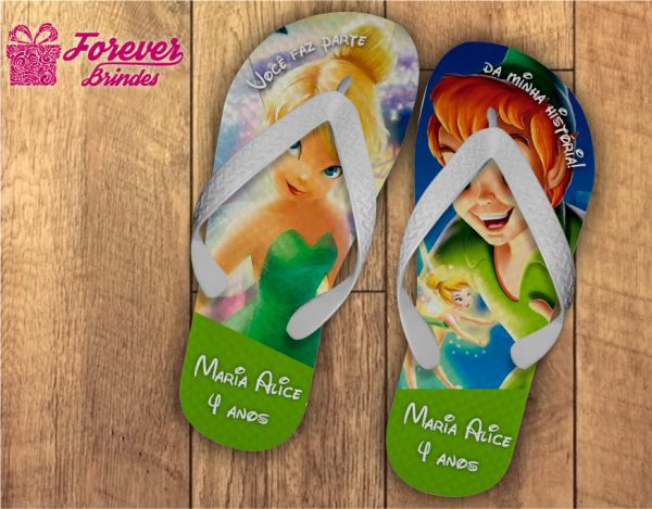 Chinelo Personalizado Do Peter Pan