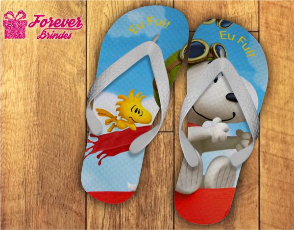 Chinelo Personalizado Snoopy