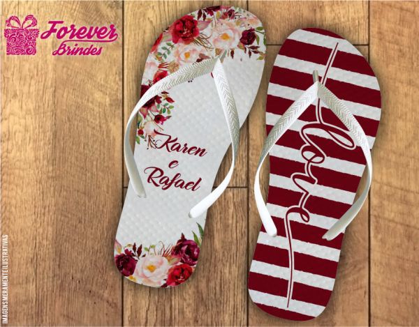 Chinelo Personalizado Do Dia Dos Namorados