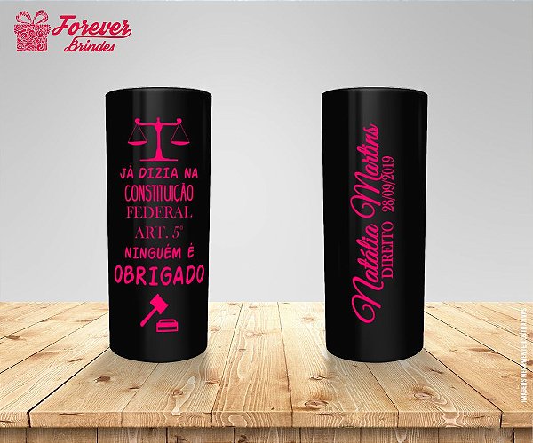 Copo Long Drink Personalizado De Direito